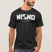 NISNO Initial D NISMO Old Logo Spoof White Classic T-shirt (Voorkant)