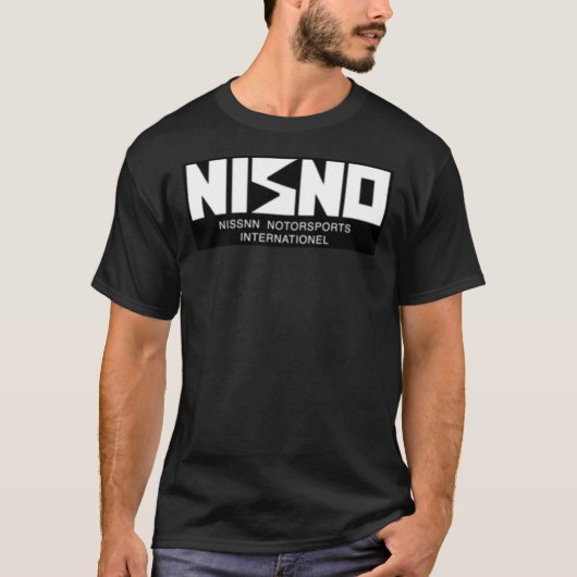 NISNO Initial D NISMO Old Logo Spoof White Classic T-shirt (Voorkant)