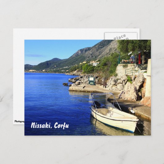 Nissaki, Corfu Briefkaart (Voorkant / Achterkant)