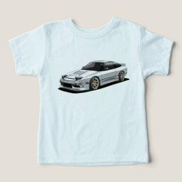 Nissan 240sx handgetekende kunst