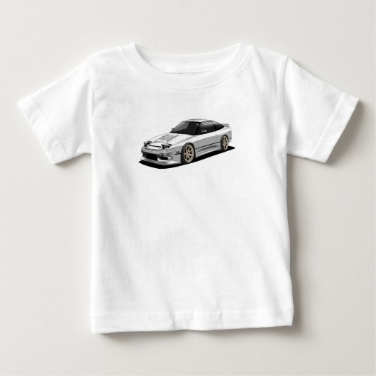 Nissan 240sx handgetekende kunst  (Voorkant)