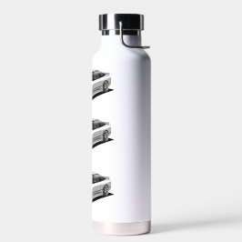 Nissan 240sx handgetekende kunst waterfles