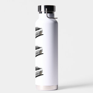 Nissan 240sx handgetekende kunst waterfles