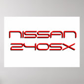 Nissan 240SX Poster (Voorkant)