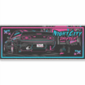 Nissan 240sx S13 Sticker (Voorkant)