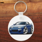 Nissan 300ZX Dk Blue Convertible Sleutelhanger (Voorkant)
