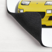 Nissan 300ZX gele auto Muismat (Hoek)