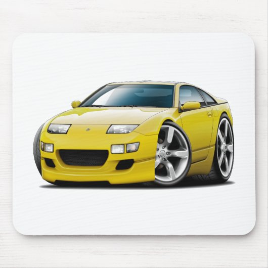 Nissan 300ZX gele auto Muismat (Voorkant)