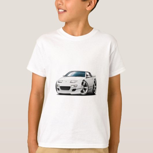 Nissan 300ZX White Convertible T-shirt (Voorkant)