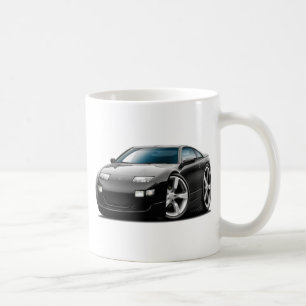 Nissan 300ZX zwarte auto Koffiemok