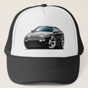 Nissan 300ZX zwarte auto Trucker Pet