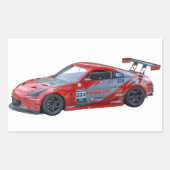 Nissan 350z High Definition Sticker Cutout (Voorkant)