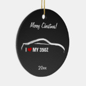 Nissan 350Z - Ik hou van mijn 350Z Keramisch Ornament (Rechts)