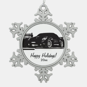 Nissan 350Z - Ik hou van mijn 350Z Tin Sneeuwvlok Ornament