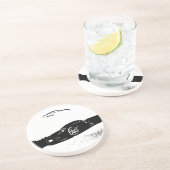 Nissan 350z-Onderzetter Zandsteen Onderzetter (Zijkant)