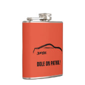 Nissan 350Z op Tango-Sinaasappel Heupfles (Rechts)