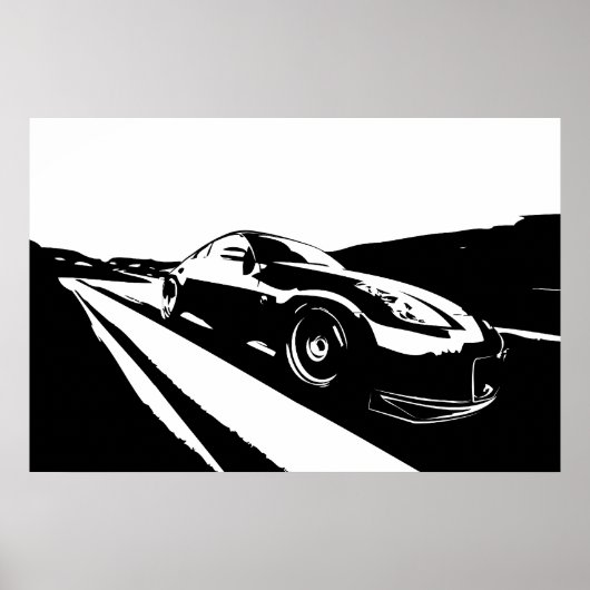 Nissan 350z poster (Voorkant)