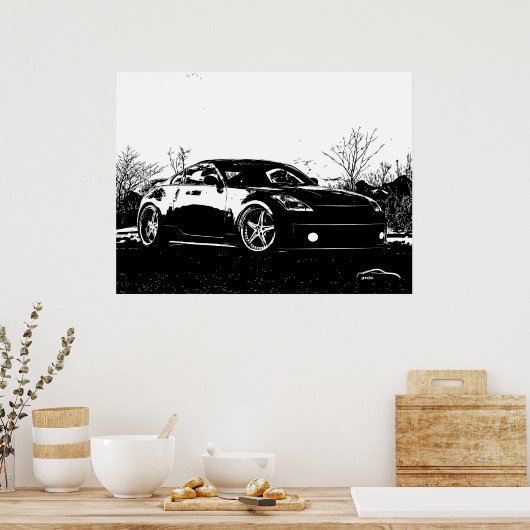 Nissan 350Z Poster (Keuken)