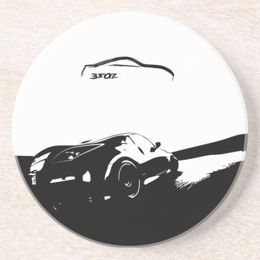 Nissan 350z Rolling Shot Onderzetter (Voorkant)