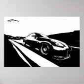 Nissan 350z Rolling Shot Poster (Voorkant)