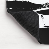 Nissan 370z Mousepad met Black Brush Stroke logo Muismat (Hoek)