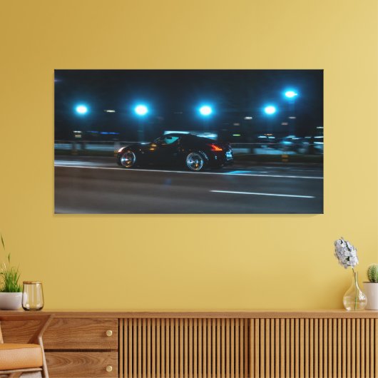 Nissan 370z Nightrunner Canvas Afdruk (Insitu (Woonkamer))