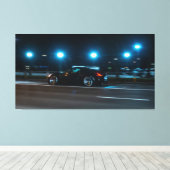 Nissan 370z Nightrunner Canvas Afdruk (Insitu (Houten vloer))