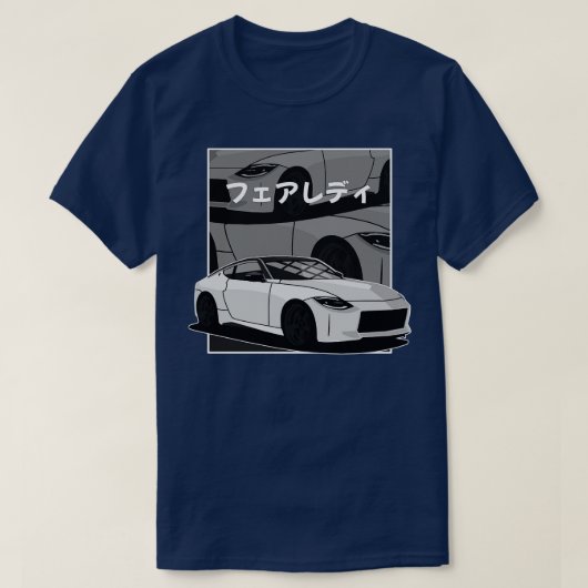 Nissan 400z z35 Japanse strips T-shirt (Design voorkant)