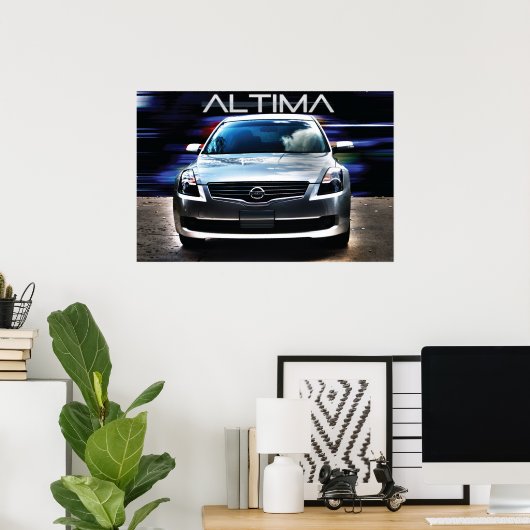 Nissan Altima 2009 Poster (Thuiskantoor)