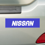 Nissan Bumpersticker (Op auto)