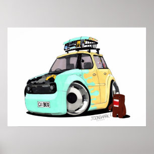 Nissan Cube vs. domo Poster