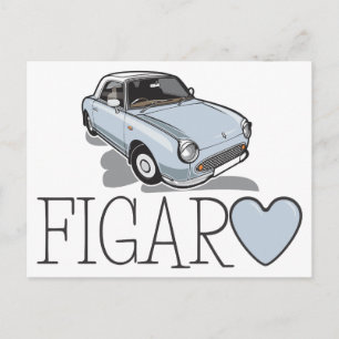 Nissan Figaro Bleek Aqua Briefkaart