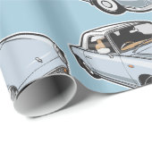 Nissan Figaro Bleek Aqua Cadeaupapier (Rol Hoek)