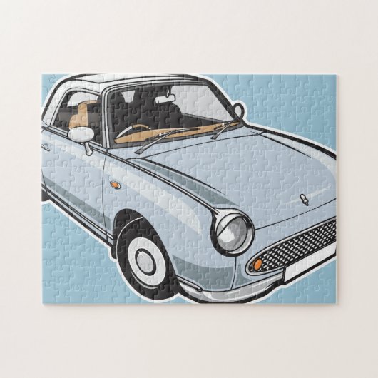 Nissan Figaro Bleek Aqua Legpuzzel (Horizontaal)