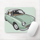 Nissan Figaro Emerald Green Muismat (Met muis)