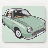 Nissan Figaro Emerald Green Muismat (Voorkant)
