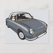 Nissan Figaro Lapiz Gray Briefkaart (Voorkant)