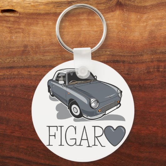 Nissan Figaro Lapiz Gray Sleutelhanger (Voorkant)