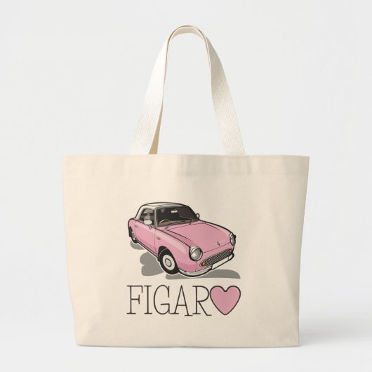 Nissan Figaro Pink Grote Tote Bag (Voorkant)