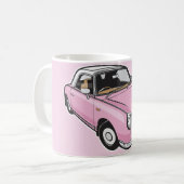 Nissan Figaro Pink Koffiemok (Voorkant links)