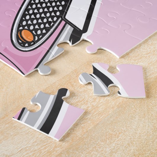 Nissan Figaro Pink Legpuzzel (Zijkant)