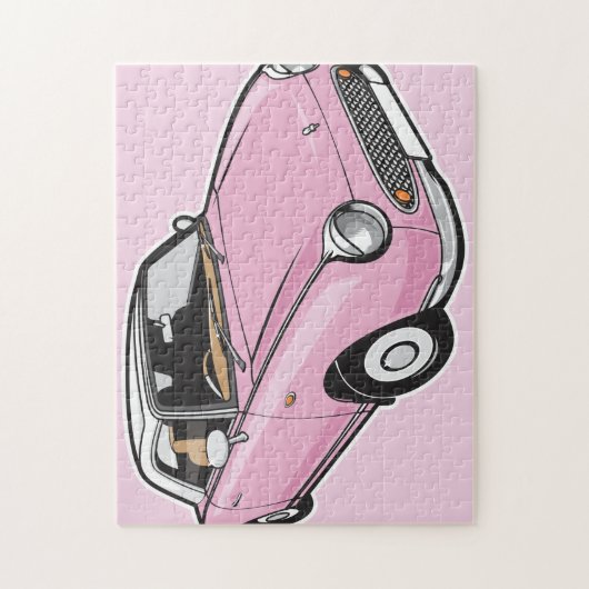Nissan Figaro Pink Legpuzzel (Verticaal)