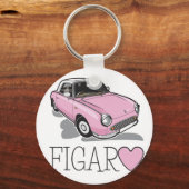 Nissan Figaro Pink Sleutelhanger (Voorkant)