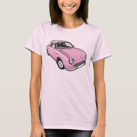 Nissan Figaro Pink T-shirt (Voorkant)