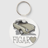 Nissan Figaro Topaz Mist Sleutelhanger (Voorkant)
