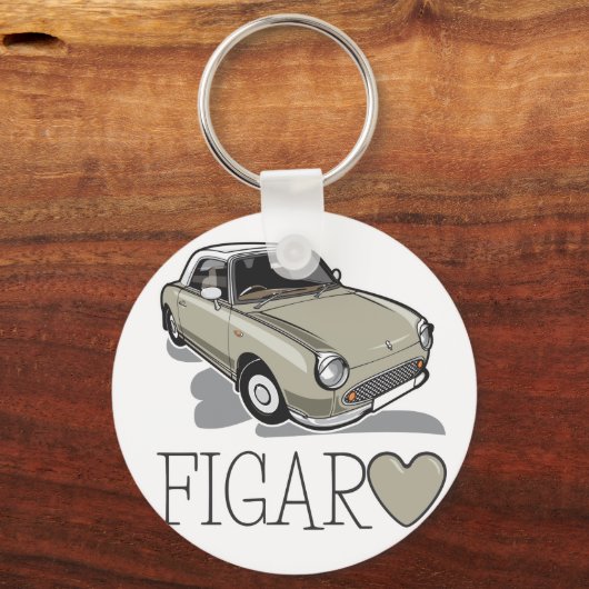 Nissan Figaro Topaz Mist Sleutelhanger (Voorkant)