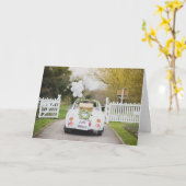 Nissan Figaro trouwauto Kaart (Gele Bloem)