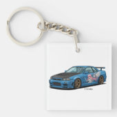 Nissan GT-R34 Sleutelhanger (Voorkant)