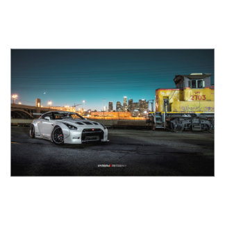 Nissan GT-R35 Libertywalk in Los Angeles Foto Afdruk