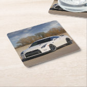 Nissan GT-R 2014 Kartonnen Onderzetters (Schuin)